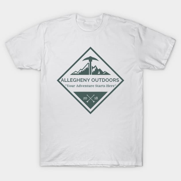 Allegheny Mountain Scene T-Shirt by AlleghenyOutdoors18